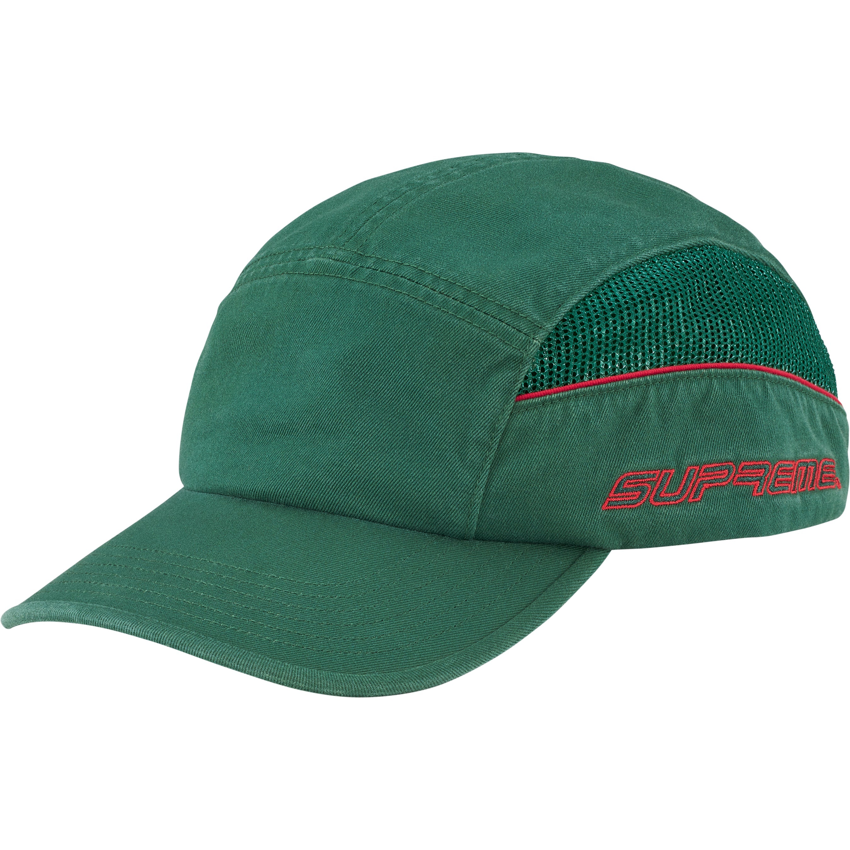 Side Mesh Piping Camp Cap view 12